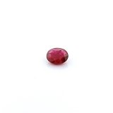0.43 ct Oval Red Natural Ruby