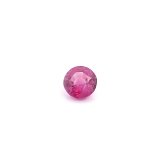 0.85 ct Round Red Natural Ruby
