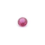 0.66 ct Round Red Natural Ruby