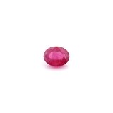 0.71 ct Oval Red Natural Ruby
