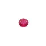 0.60 ct Oval Red Natural Ruby