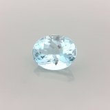 1.73 ct Oval Blue Natural Aquamarine