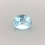 1.78 ct Oval Blue Natural Aquamarine