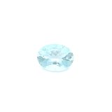 1.11 ct Oval Blue Natural Aquamarine