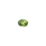 0.60 ct Oval Green Natural Sapphire