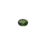 0.52 ct Oval Green Natural Sapphire