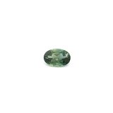 0.58 ct Oval Green Natural Sapphire