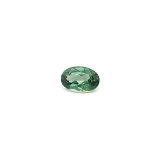 0.66 ct Oval Green Natural Sapphire