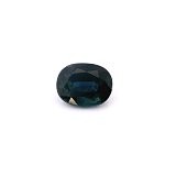 1.78 ct Oval Blue Natural Sapphire