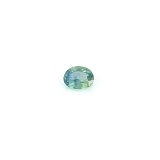 0.39 ct Oval Green Natural Sapphire