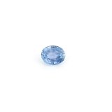 0.63 ct Oval Blue Natural Sapphire