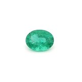 1.44 ct Oval Green Natural Emerald