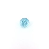 0.55 ct Round Blue Natural Aquamarine