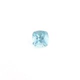 0.65 ct Cushion Blue Natural Aquamarine