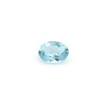 0.60 ct Oval Blue Natural Aquamarine
