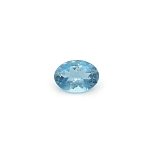 0.67 ct Oval Blue Natural Aquamarine