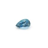 0.75 ct Pear Blue Natural Aquamarine
