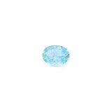 1.25 ct Oval Blue Natural Aquamarine