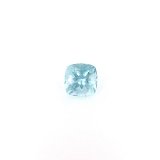 0.61 ct Cushion Blue Natural Aquamarine