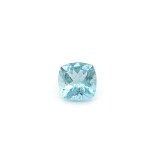 0.79 ct Cushion Blue Natural Aquamarine