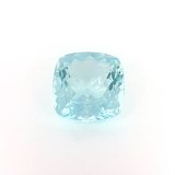 4.12 ct Cushion Blue Natural Aquamarine
