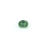 0.60 ct Oval Green Natural Sapphire
