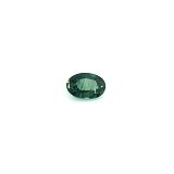 0.46 ct Oval Green Natural Sapphire