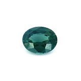 4.32 ct Oval Green Natural Sapphire