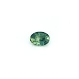 0.93 ct Oval Green Natural Sapphire