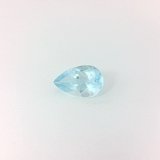 0.78 ct Pear Blue Natural Aquamarine