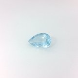 0.75 ct Pear Blue Natural Aquamarine