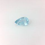 0.79 ct Pear Blue Natural Aquamarine