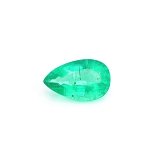 1.56 ct Pear Green Natural Emerald