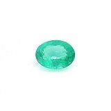 1.70 ct Oval Green Natural Emerald