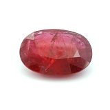 14.99 ct Oval Red Natural Ruby