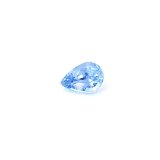 0.87 ct Pear Blue Natural Sapphire