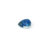 0.90 ct Pear Blue Natural Sapphire