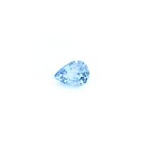 0.87 ct Pear Blue Natural Sapphire