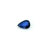 0.67 ct Pear Blue Natural Sapphire