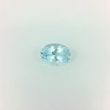 0.68 ct Oval Blue Natural Aquamarine