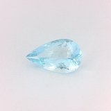 2.44 ct Pear Blue Natural Aquamarine