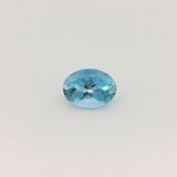 0.96 ct Oval Blue Natural Aquamarine