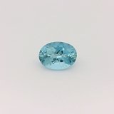 1.37 ct Oval Blue Natural Aquamarine