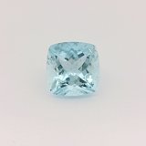 3.13 ct Cushion Blue Natural Aquamarine