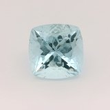 7.71 ct Cushion Blue Natural Aquamarine