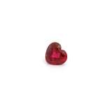 0.66 ct Heart Red Natural Ruby