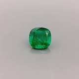 0.92 ct Cushion Green Natural Emerald