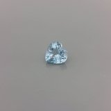 0.44 ct Heart Blue Natural Aquamarine