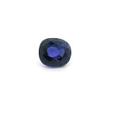 1.56 ct Cushion Blue Natural Sapphire