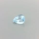 0.97 ct Pear Blue Natural Aquamarine